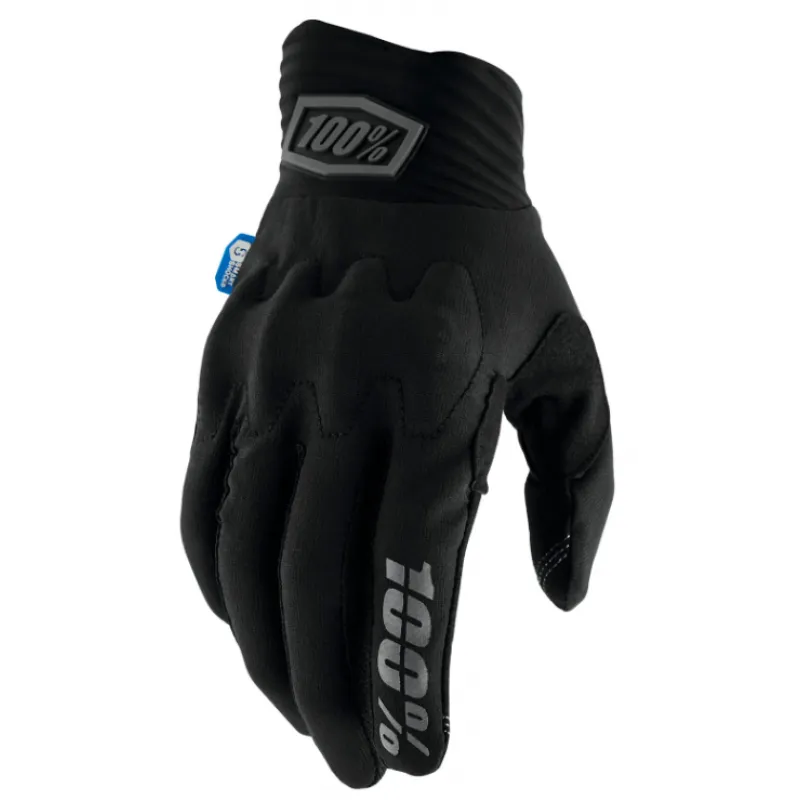 Calitate înaltă Manusi motocross 100% COGNITO D30 BLACK - Mărime: L